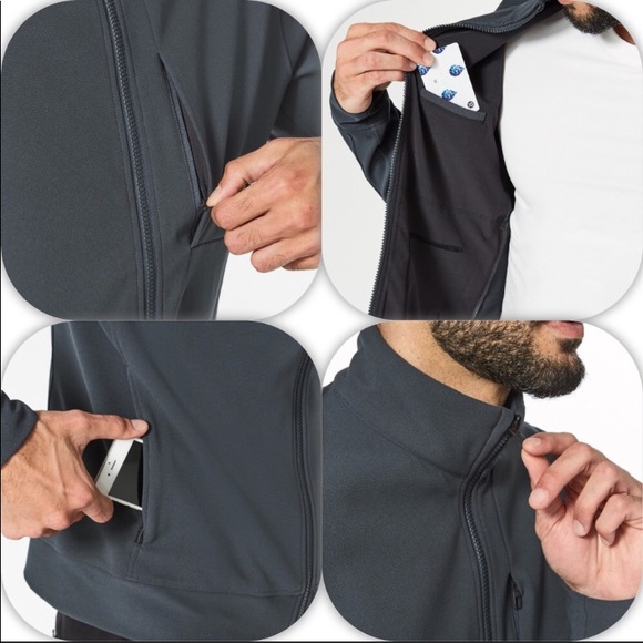 NWT MELN LULULEMON SOJOURN JACKET MELANITE MEDIUM - Picture 2 of 7